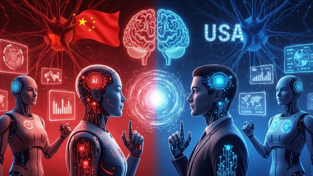 Chine intelligence artificielle face aux USA