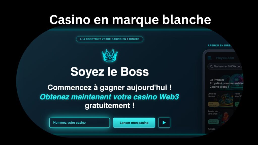 Créer casino en marque blanche